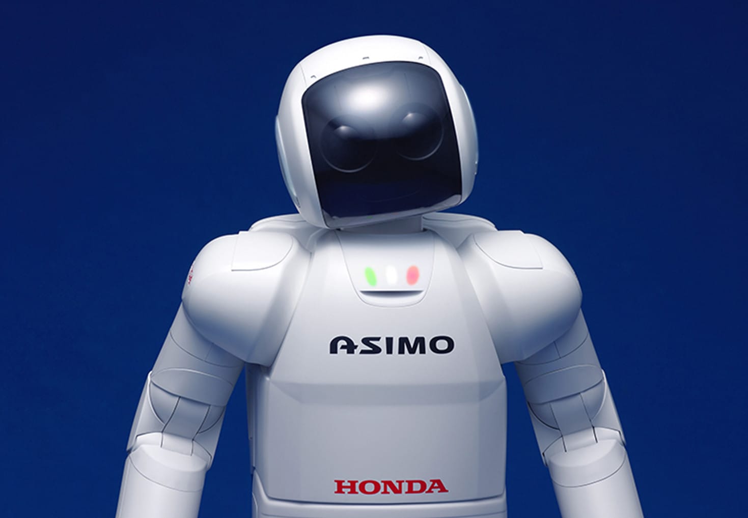 Honda ASIMO humanoid robot tilts head